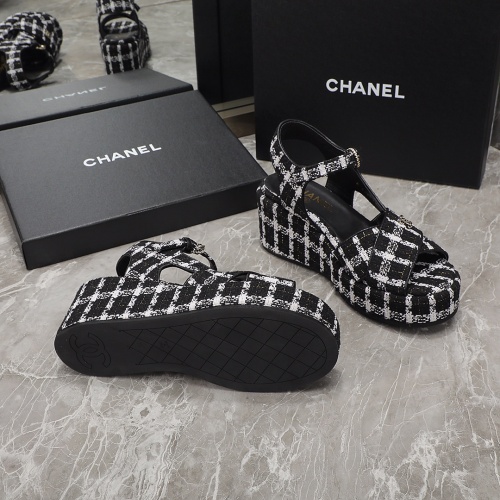 Replica Chanel Sandal For Women #1214195 $92.00 USD for Wholesale