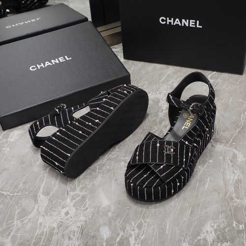 Replica Chanel Sandal For Women #1214196 $92.00 USD for Wholesale