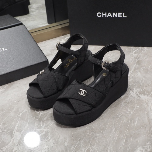 Wholesale Chanel Sandal For Women #1214197 $92.00 USD, Wholesale Quality Replica Chanel Sandal