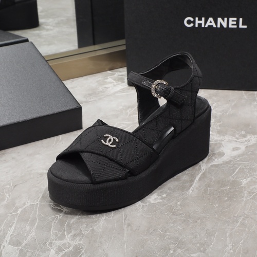 Replica Chanel Sandal For Women #1214197 $92.00 USD for Wholesale