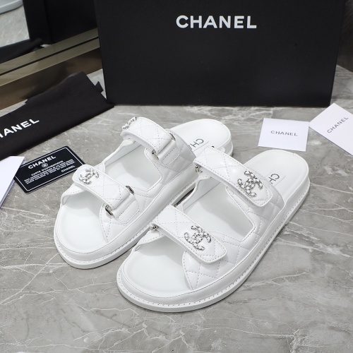 Wholesale Chanel Slippers For Women #1214198 $105.00 USD, Wholesale Quality Replica Chanel Slippers