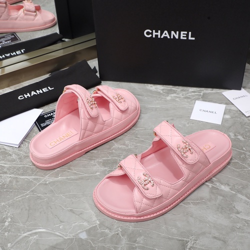 Replica Chanel Slippers For Women #1214201 $105.00 USD for Wholesale