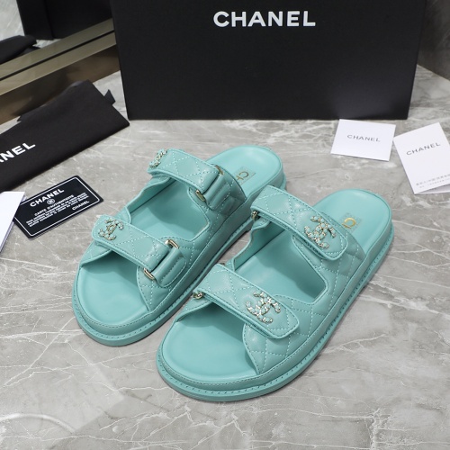 Wholesale Chanel Slippers For Women #1214202 $105.00 USD, Wholesale Quality Replica Chanel Slippers