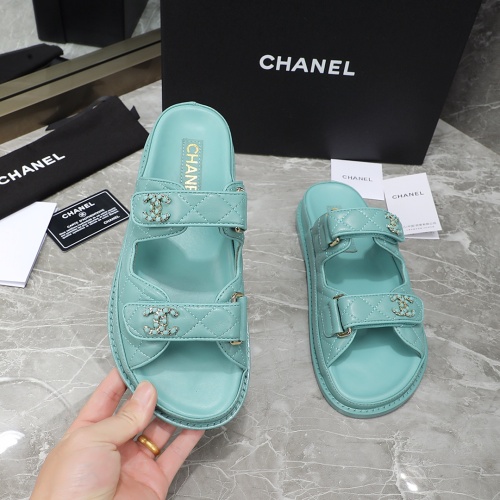 Replica Chanel Slippers For Women #1214202 $105.00 USD for Wholesale