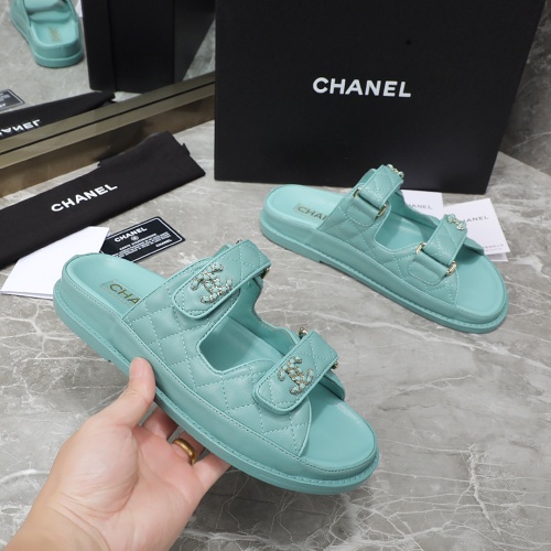 Replica Chanel Slippers For Women #1214202 $105.00 USD for Wholesale