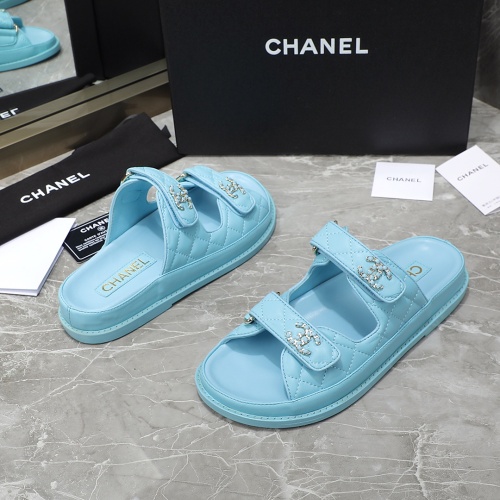 Replica Chanel Slippers For Women #1214203 $105.00 USD for Wholesale