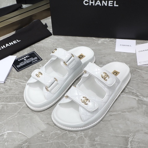 Wholesale Chanel Slippers For Women #1214205 $105.00 USD, Wholesale Quality Replica Chanel Slippers