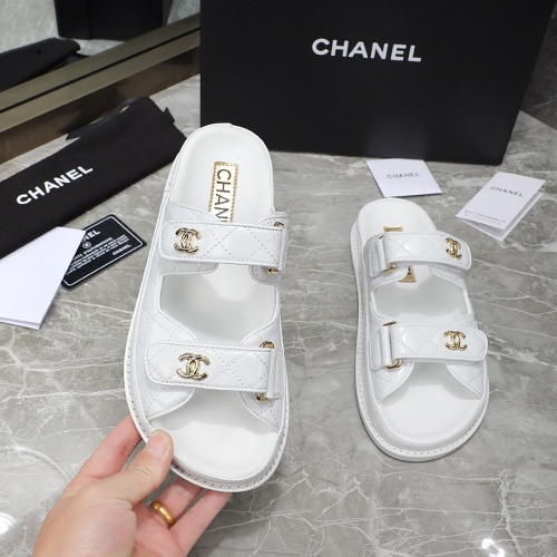 Replica Chanel Slippers For Women #1214205 $105.00 USD for Wholesale