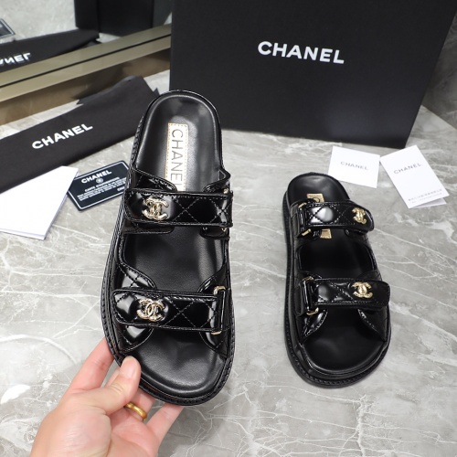 Replica Chanel Slippers For Women #1214206 $105.00 USD for Wholesale