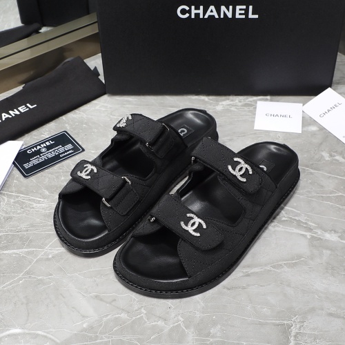 Wholesale Chanel Slippers For Women #1214207 $105.00 USD, Wholesale Quality Replica Chanel Slippers