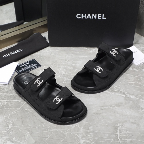 Replica Chanel Slippers For Women #1214207 $105.00 USD for Wholesale