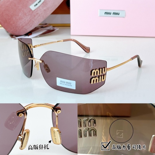 Wholesale MIU MIU AAA Quality Sunglasses #1214395 $72.00 USD, Wholesale Quality Replica MIU MIU AAA Sunglasses