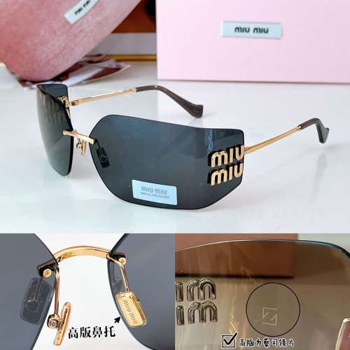 Wholesale MIU MIU AAA Quality Sunglasses #1214396 $72.00 USD, Wholesale Quality Replica MIU MIU AAA Sunglasses