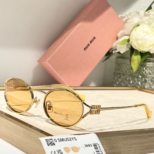 Wholesale MIU MIU AAA Quality Sunglasses #1214407 $64.00 USD, Wholesale Quality Replica MIU MIU AAA Sunglasses