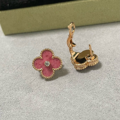 Replica Van Cleef & Arpels Earrings For Women #1214526 $68.00 USD for Wholesale