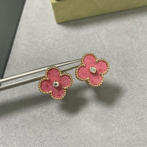 Replica Van Cleef & Arpels Earrings For Women #1214526 $68.00 USD for Wholesale