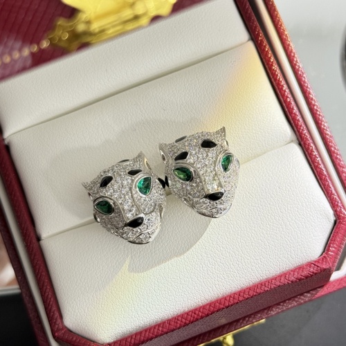 Wholesale Cartier Earrings For Women #1214549 $64.00 USD, Wholesale Quality Replica Cartier Earrings