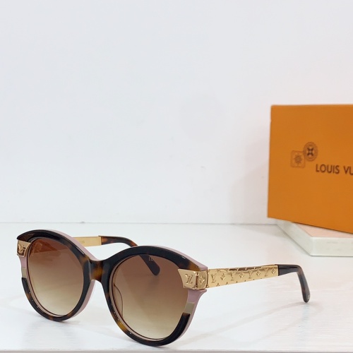 Wholesale Louis Vuitton AAA Quality Sunglasses #1214573 $64.00 USD, Wholesale Quality Replica Louis Vuitton AAA Quality Sunglasses