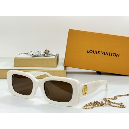 Wholesale Louis Vuitton AAA Quality Sunglasses #1214593 $68.00 USD, Wholesale Quality Replica Louis Vuitton AAA Quality Sunglasses