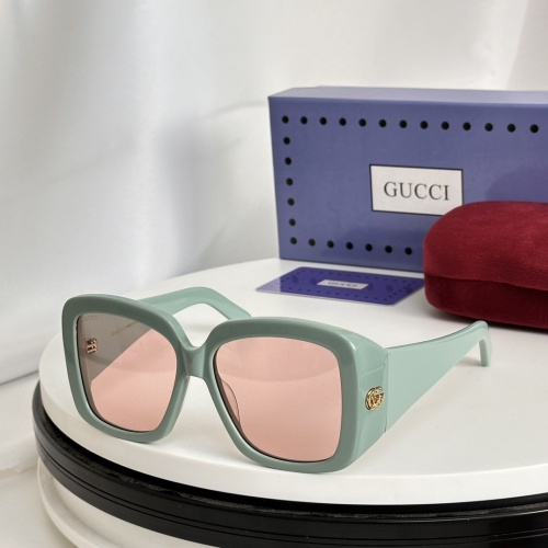 Wholesale Gucci AAA Quality Sunglasses #1214617 $45.00 USD, Wholesale Quality Replica Gucci AAA Quality Sunglasses