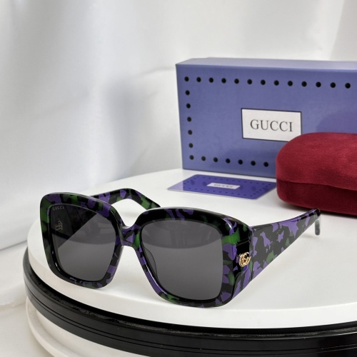 Wholesale Gucci AAA Quality Sunglasses #1214619 $45.00 USD, Wholesale Quality Replica Gucci AAA Quality Sunglasses