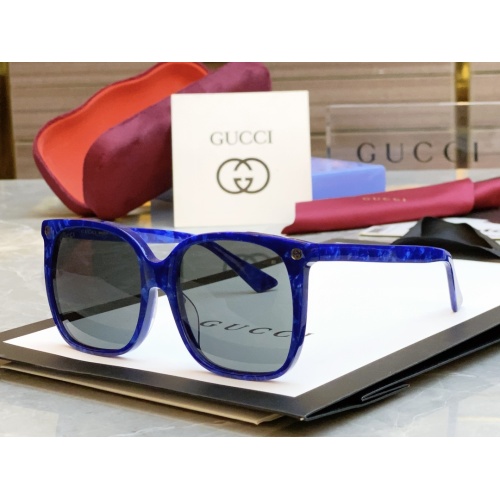 Wholesale Gucci AAA Quality Sunglasses #1214639 $48.00 USD, Wholesale Quality Replica Gucci AAA Quality Sunglasses