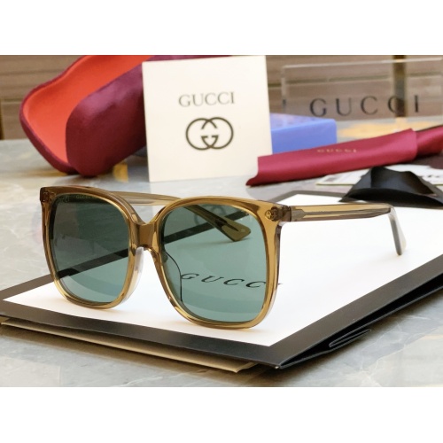 Wholesale Gucci AAA Quality Sunglasses #1214642 $48.00 USD, Wholesale Quality Replica Gucci AAA Quality Sunglasses