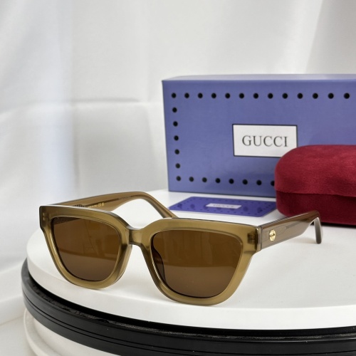 Wholesale Gucci AAA Quality Sunglasses #1214653 $52.00 USD, Wholesale Quality Replica Gucci AAA Quality Sunglasses