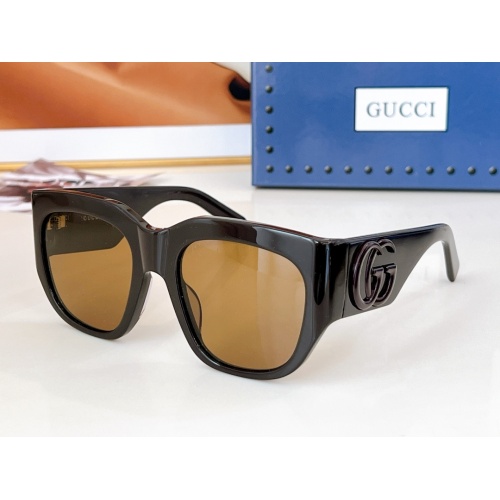 Wholesale Gucci AAA Quality Sunglasses #1214673 $60.00 USD, Wholesale Quality Replica Gucci AAA Quality Sunglasses