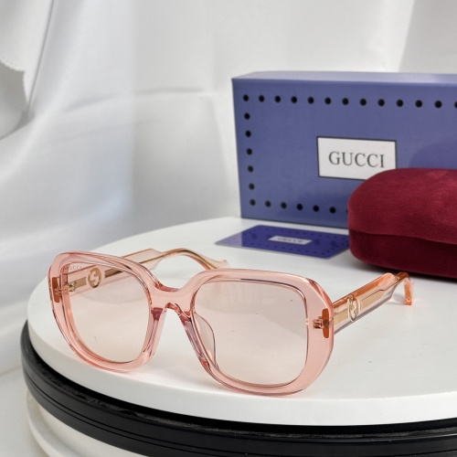 Wholesale Gucci AAA Quality Sunglasses #1214684 $72.00 USD, Wholesale Quality Replica Gucci AAA Quality Sunglasses