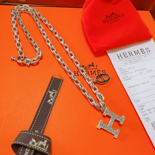 Replica Hermes Necklaces #1214698 $60.00 USD for Wholesale