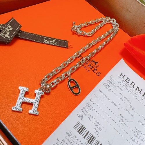 Replica Hermes Necklaces #1214698 $60.00 USD for Wholesale