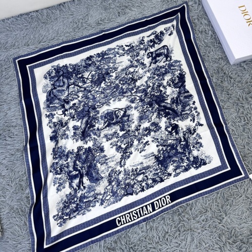 Wholesale Christian Dior Silk Squares For Women #1214781 $52.00 USD, Wholesale Quality Replica Christian Dior Scarf