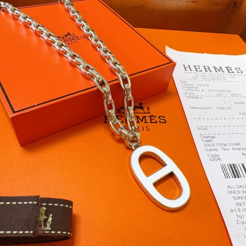 Replica Hermes Necklaces #1214814 $56.00 USD for Wholesale