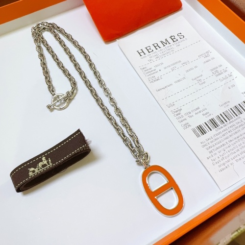 Wholesale Hermes Necklaces #1214815 $56.00 USD, Wholesale Quality Replica Hermes Necklaces