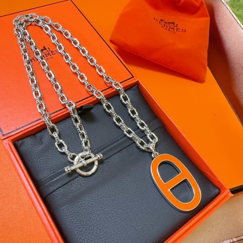 Replica Hermes Necklaces #1214815 $56.00 USD for Wholesale