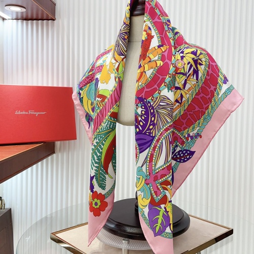 Replica Salvatore Ferragamo Silk Square For Women #1214893 $52.00 USD for Wholesale