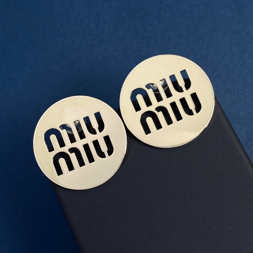 Wholesale MIU MIU Earrings For Women #1215093 $29.00 USD, Wholesale Quality Replica MIU MIU Earrings