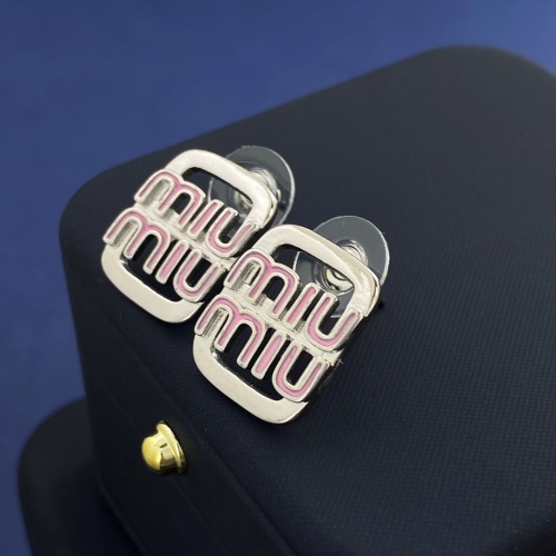 Wholesale MIU MIU Earrings For Women #1215098 $29.00 USD, Wholesale Quality Replica MIU MIU Earrings