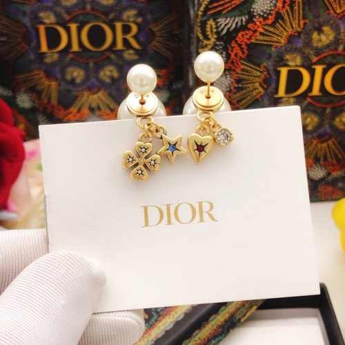 Replica Christian Dior Earrings For Women #1215117 $27.00 USD for Wholesale