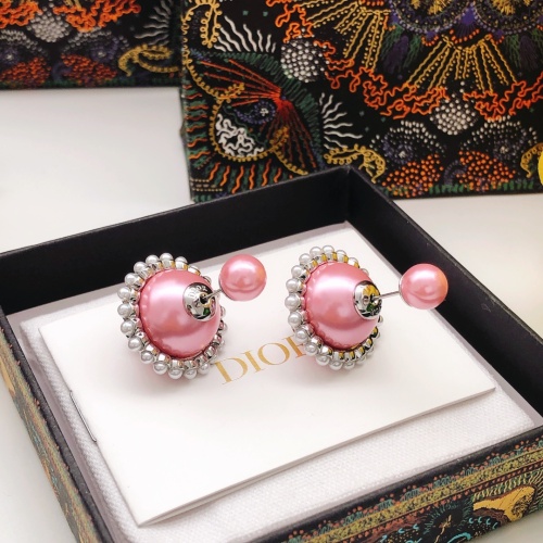 Replica Christian Dior Earrings For Women #1215139 $32.00 USD for Wholesale