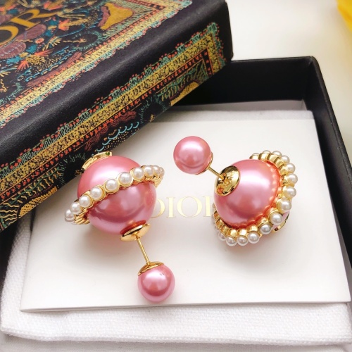 Replica Christian Dior Earrings For Women #1215140 $32.00 USD for Wholesale