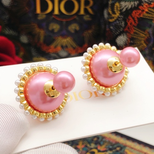 Replica Christian Dior Earrings For Women #1215140 $32.00 USD for Wholesale