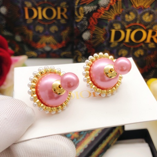 Replica Christian Dior Earrings For Women #1215140 $32.00 USD for Wholesale