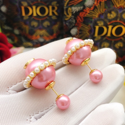 Replica Christian Dior Earrings For Women #1215140 $32.00 USD for Wholesale