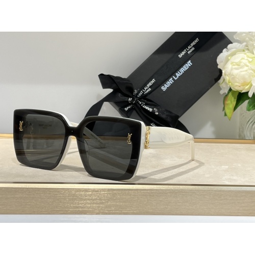 Wholesale Yves Saint Laurent YSL AAA Quality Sunglasses #1215237 $68.00 USD, Wholesale Quality Replica Yves Saint Laurent YSL AAA Quality Sunglasses