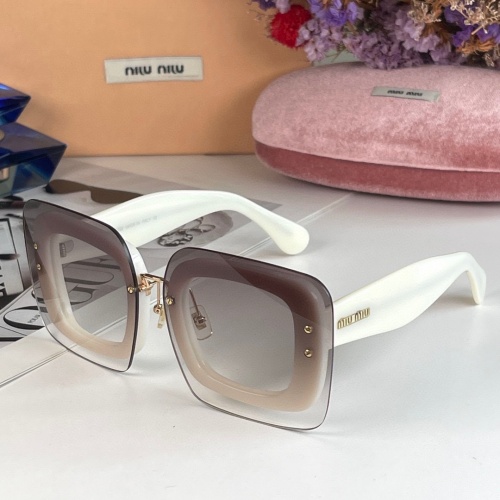 Wholesale MIU MIU AAA Quality Sunglasses #1215258 $60.00 USD, Wholesale Quality Replica MIU MIU AAA Sunglasses