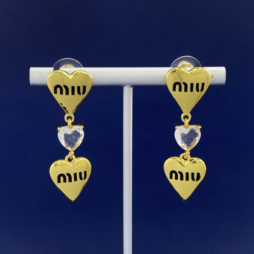 Wholesale MIU MIU Earrings For Women #1215264 $32.00 USD, Wholesale Quality Replica MIU MIU Earrings