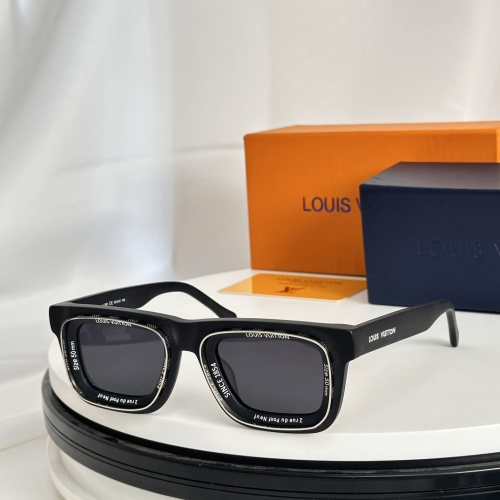 Wholesale Louis Vuitton AAA Quality Sunglasses #1215280 $68.00 USD, Wholesale Quality Replica Louis Vuitton AAA Quality Sunglasses