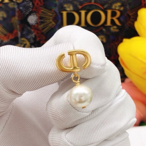 Replica Christian Dior Earrings For Women #1215323 $27.00 USD for Wholesale